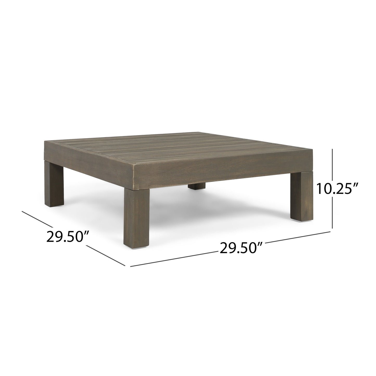 Set da esterno Brava in legno di acacia da 6 pezzi di Christopher Knight Home