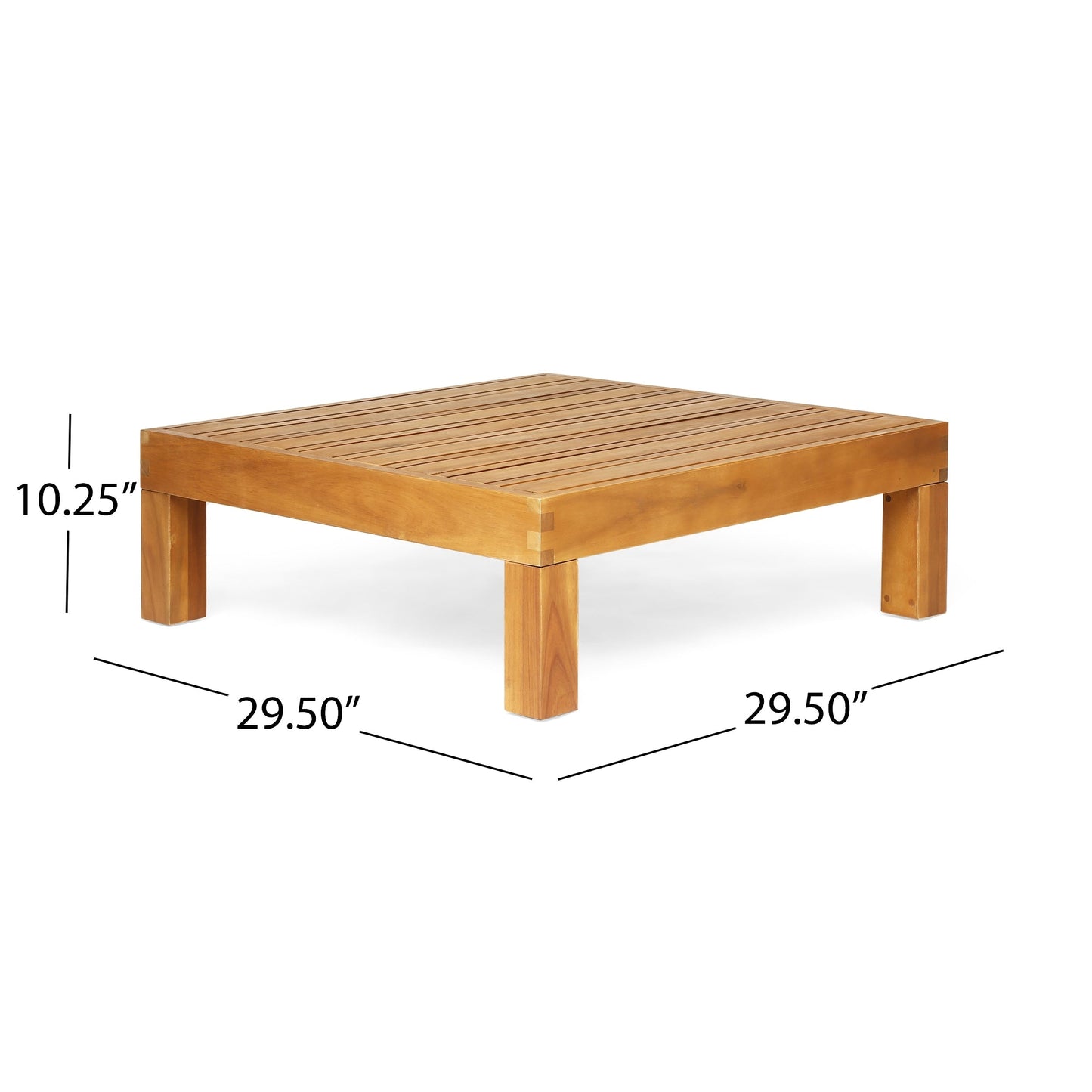 Set da esterno Brava in legno di acacia da 6 pezzi di Christopher Knight Home