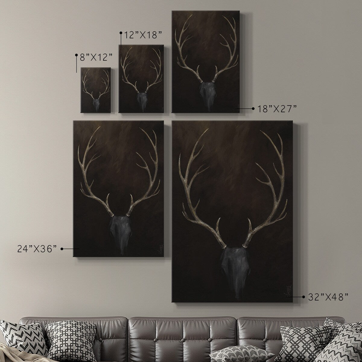 Tela Buck Premium Gallery Wrapped - Pronta da appendere