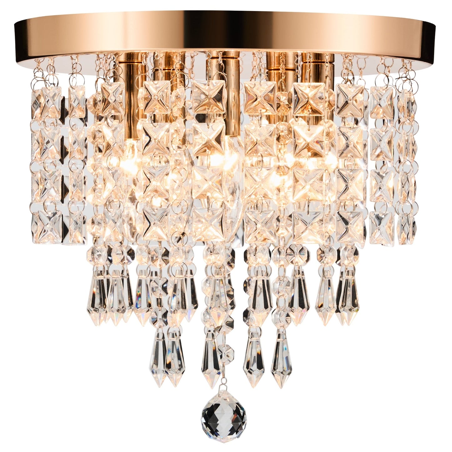 Lampadario da soffitto in cristallo a filo CO-Z 11 a 5 luci