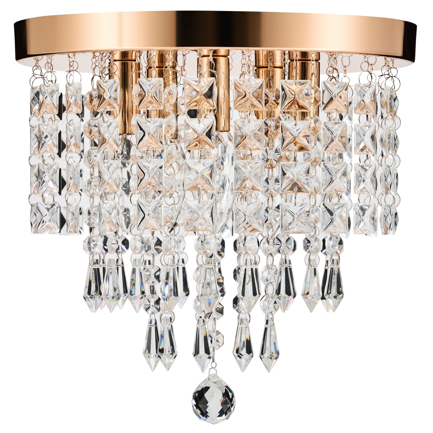 Lampadario da soffitto in cristallo a filo CO-Z 11 a 5 luci