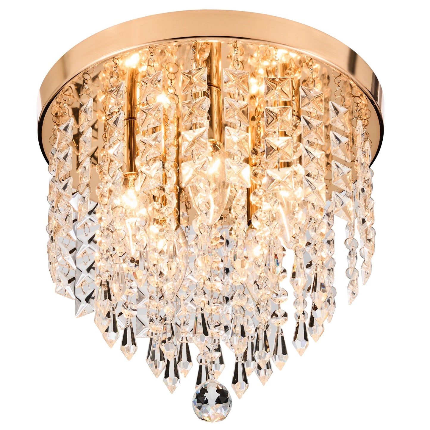 Lampadario da soffitto in cristallo a filo CO-Z 11 a 5 luci