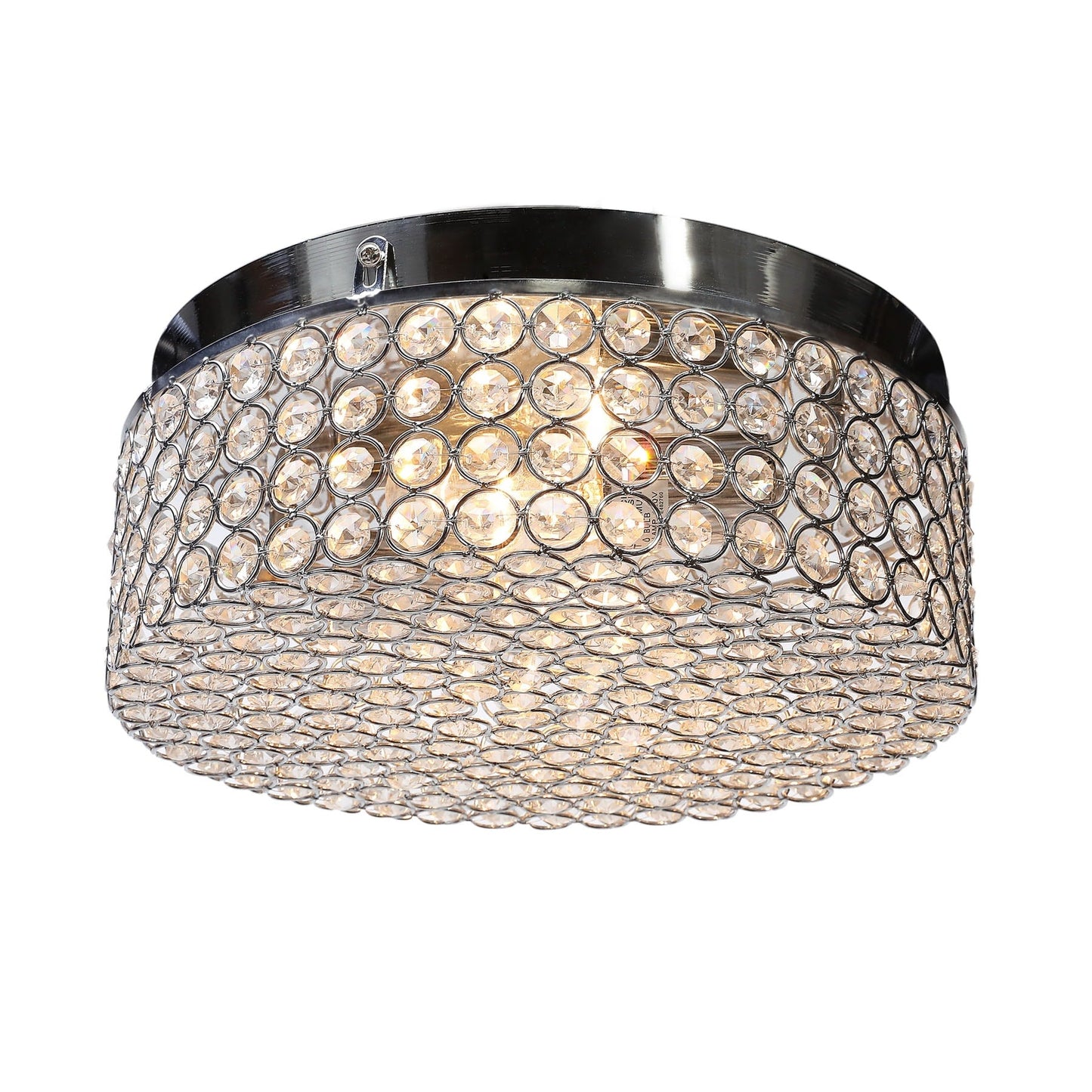 Lampada da soffitto moderna a 2 luci in cristallo rotondo CO-Z