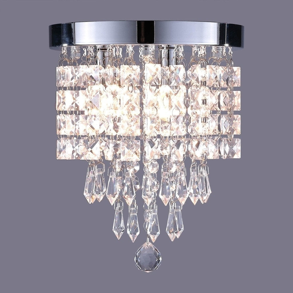 Lampadario in cristallo mini a 3 luci CO-Z con cristalli a goccia