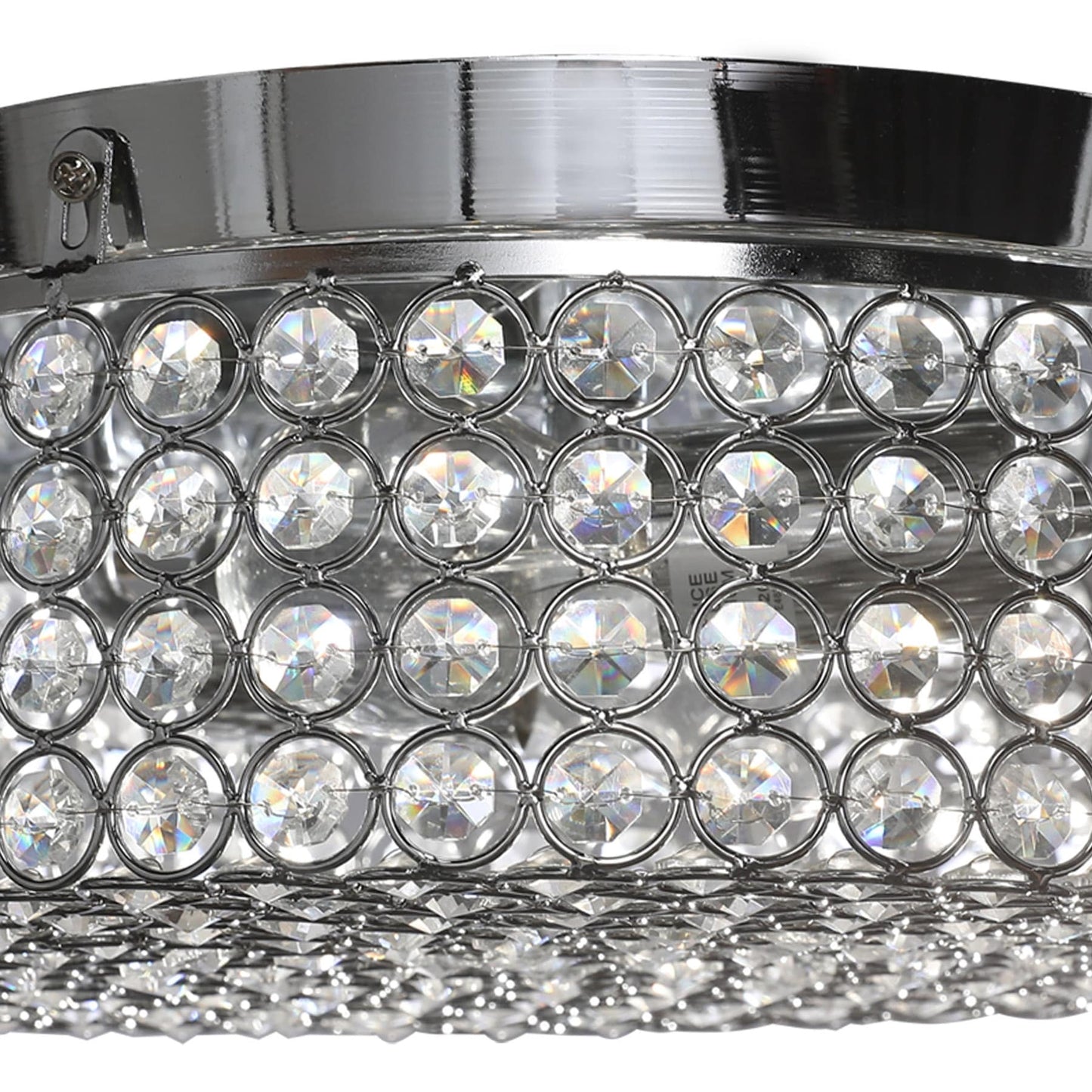 Lampada da soffitto moderna a 2 luci in cristallo rotondo CO-Z