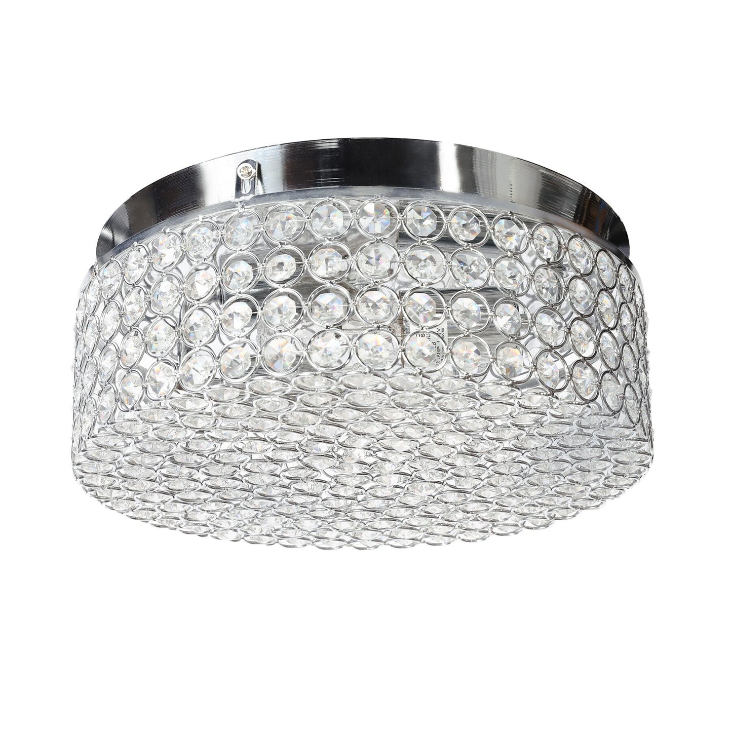 Lampada da soffitto moderna a 2 luci in cristallo rotondo CO-Z