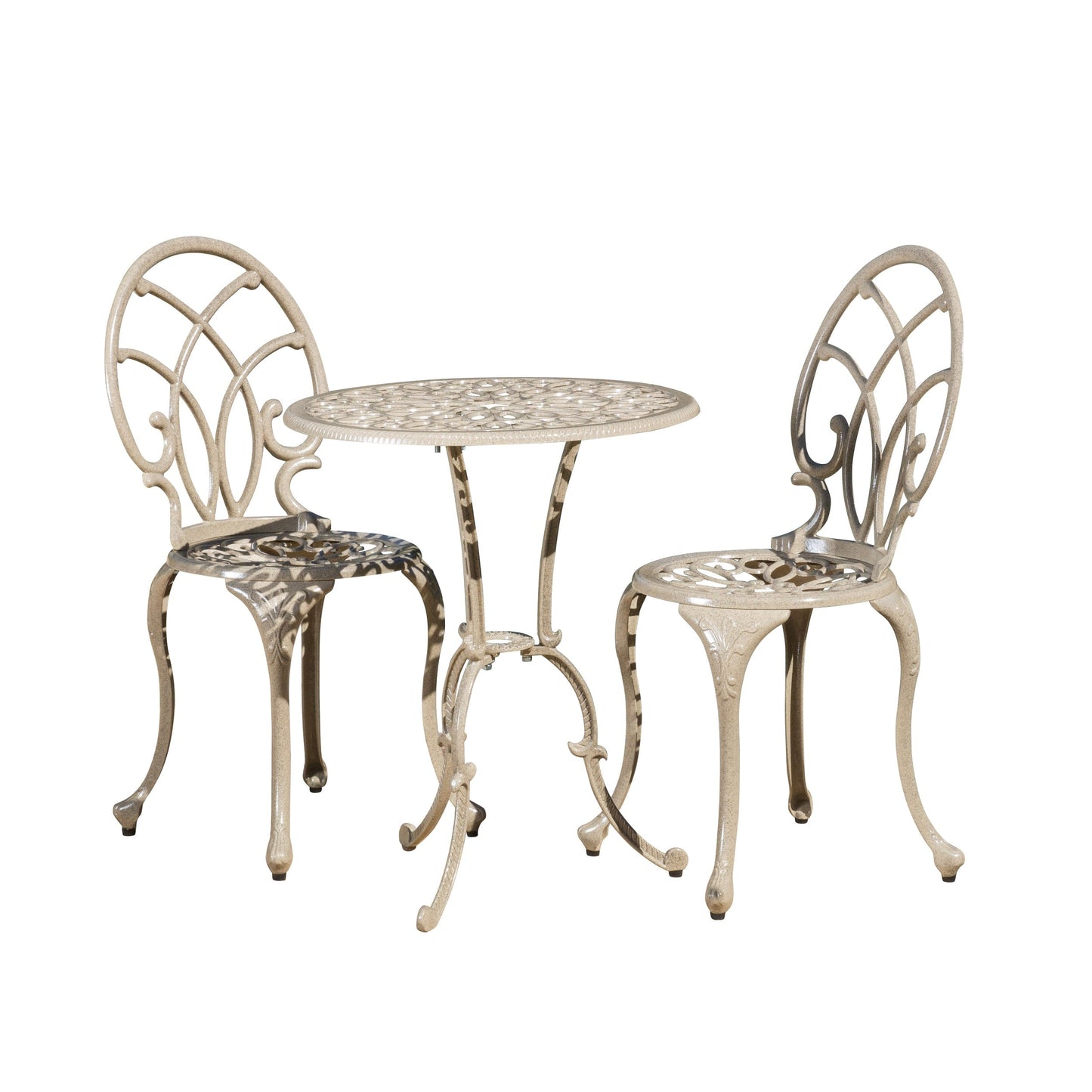 Set da bistrot Charleston in alluminio e rame di Christopher Knight Home