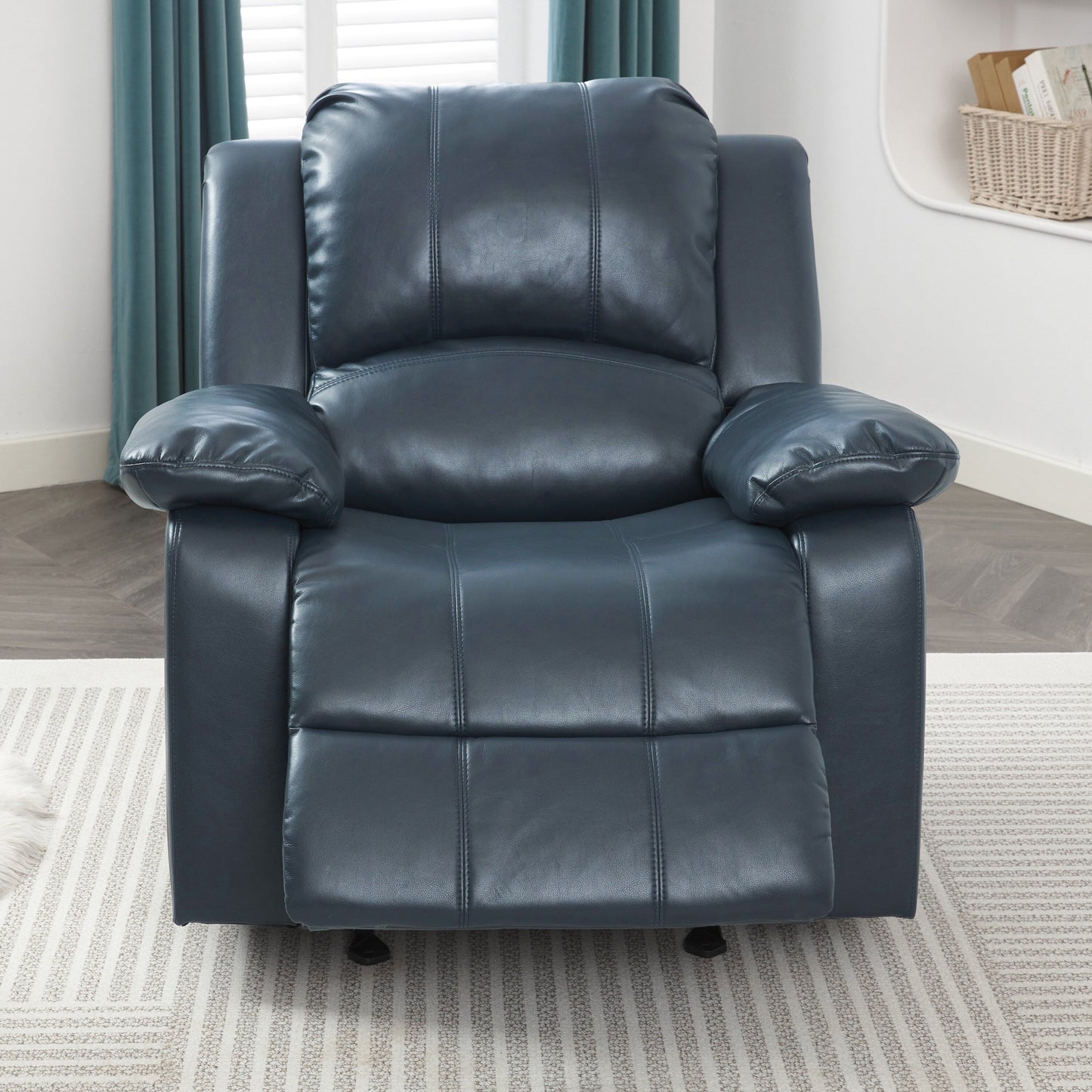 Poltrona reclinabile Charleston in pelle e gel di Greyson Living