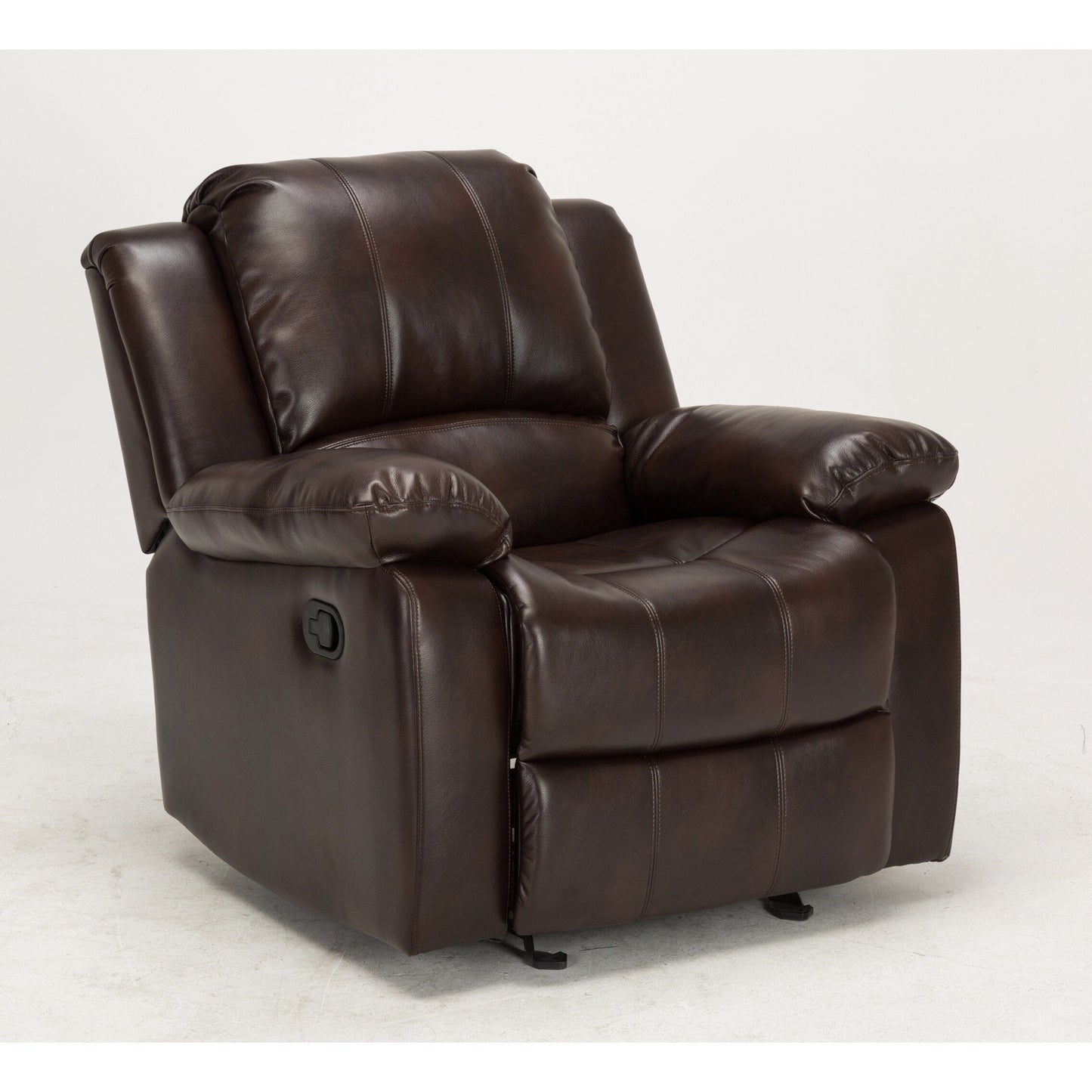 Poltrona reclinabile Charleston in pelle e gel di Greyson Living