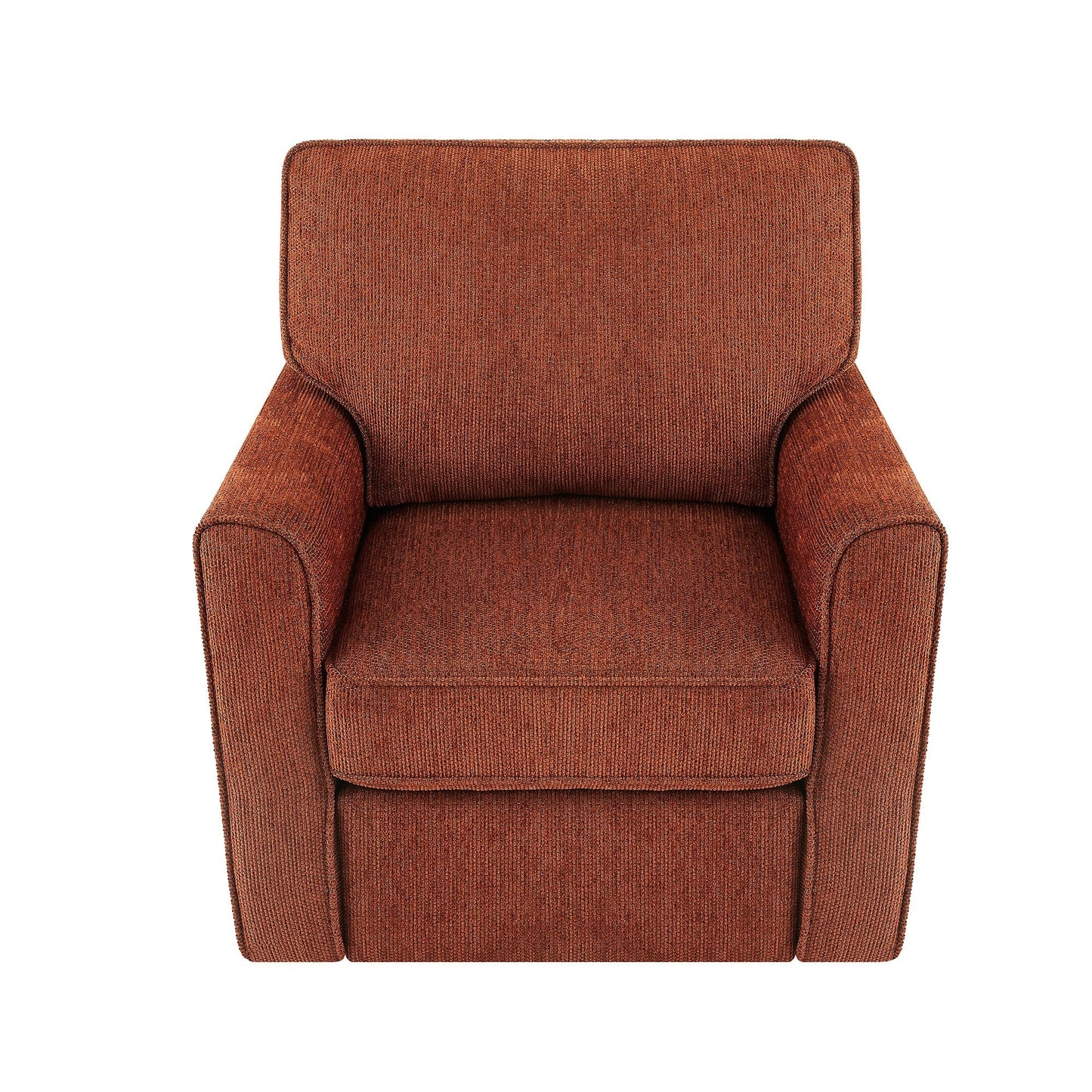 Poltrona girevole a 360° in ciniglia, poltrona moderna con tasche laterali, poltrona girevole, poltrona reclinabile ergonomica per camera da letto