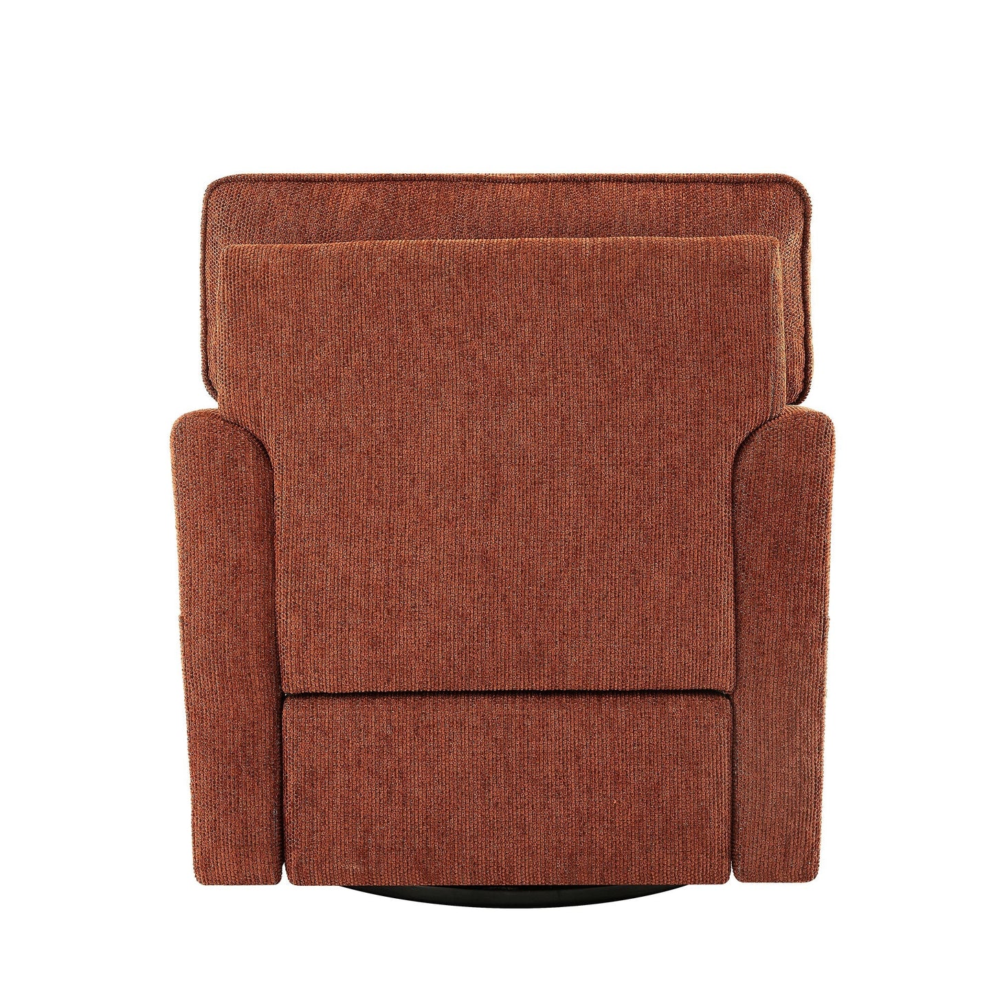 Poltrona girevole a 360° in ciniglia, poltrona moderna con tasche laterali, poltrona girevole, poltrona reclinabile ergonomica per camera da letto