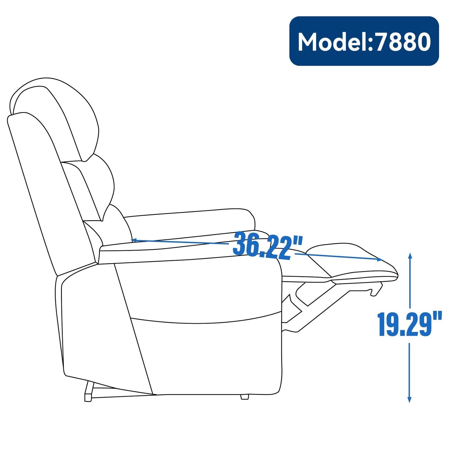 Poltrona reclinabile Chenille Dual Motor Infinite Power Lift con telecomando, massaggio termico e meccanismo di movimento per impieghi gravosi