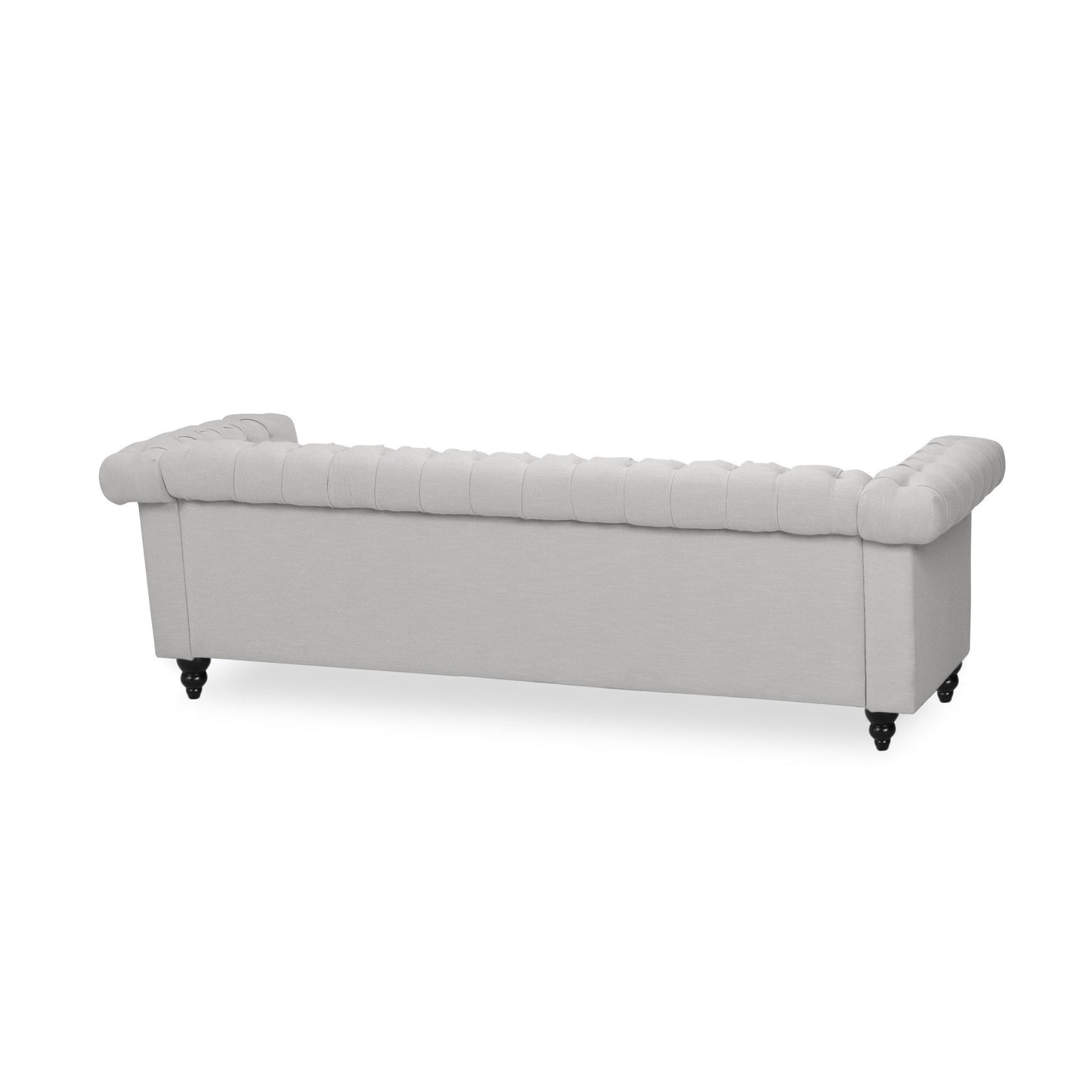 Divano Chesterfield a 3 posti con capitonné e borchie