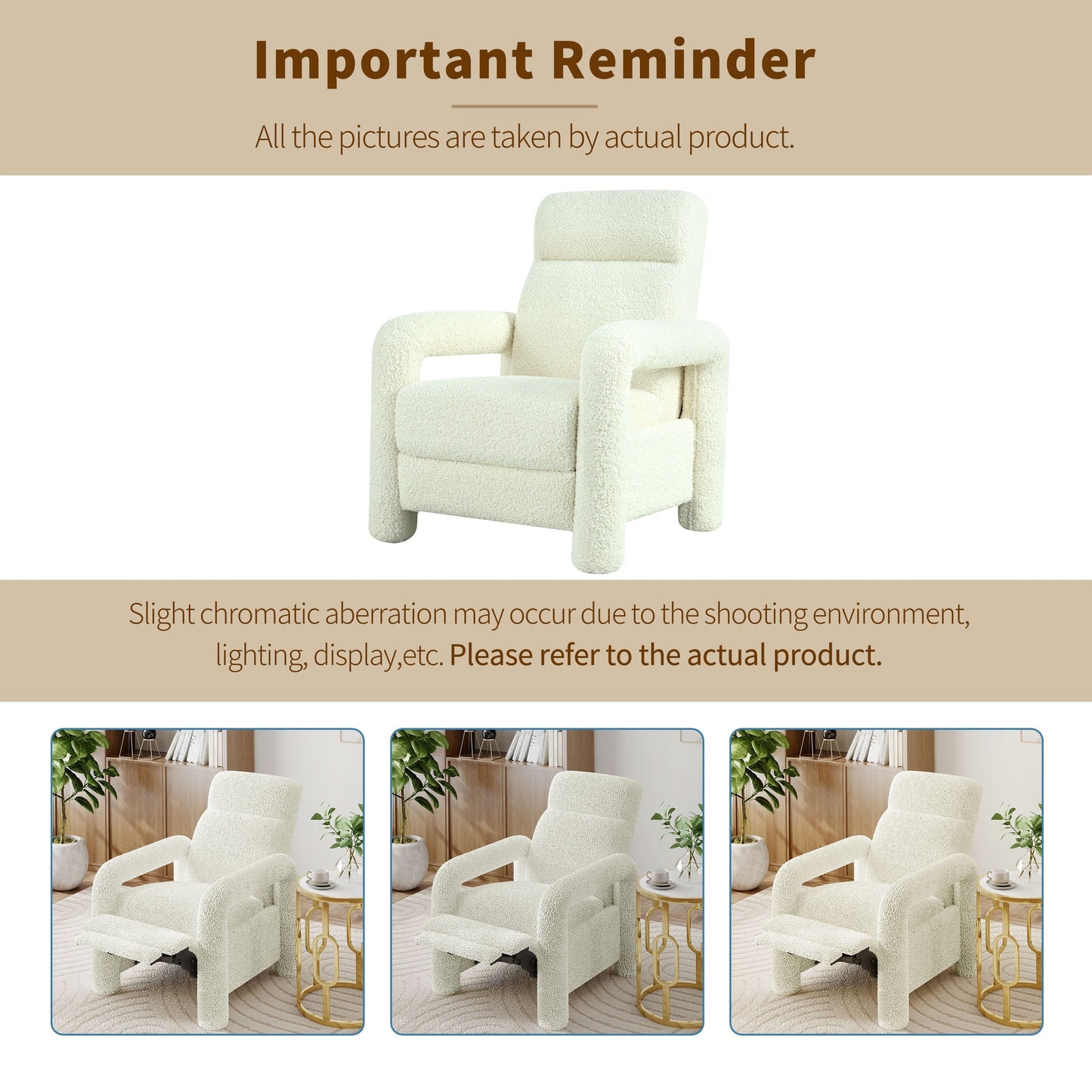 Christopher Knight Home - Poltrona reclinabile push-back con schienale regolabile