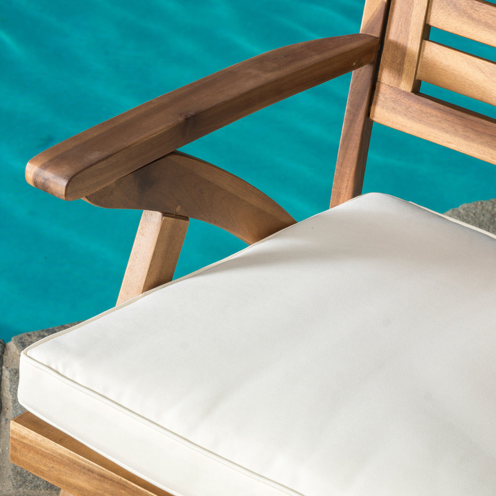 Set da bistrot in legno da esterno Coronado da 3 pezzi di Christopher Knight Home - N/D