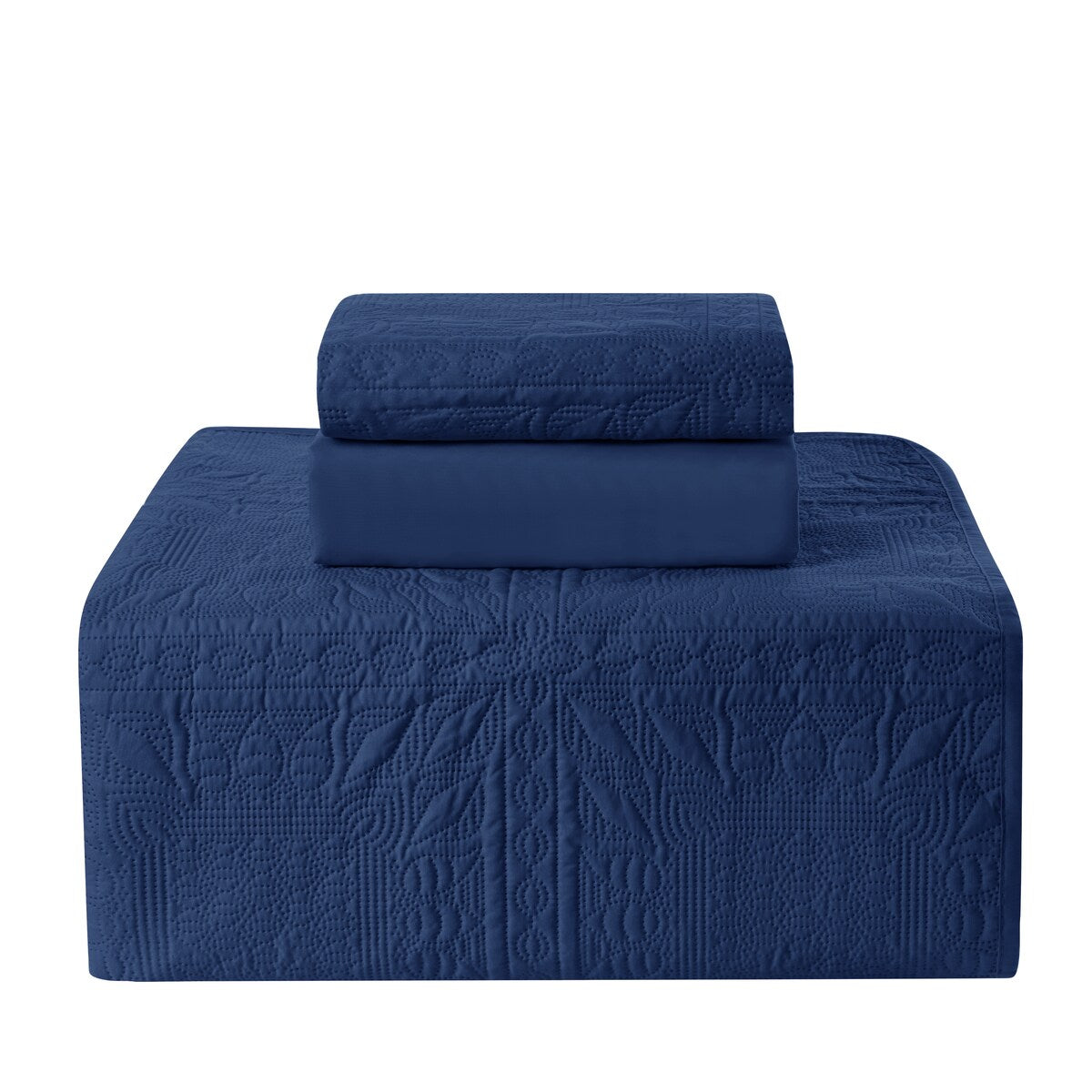Set di biancheria da letto per bambini Clara Clark Grid Weave, set copriletto 3 pezzi, piumone trapuntato per tutte le stagioni, lenzuolo con angoli e federa.