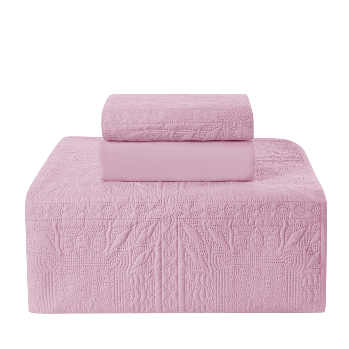 Set di biancheria da letto per bambini Clara Clark Grid Weave, set copriletto 3 pezzi, piumone trapuntato per tutte le stagioni, lenzuolo con angoli e federa.