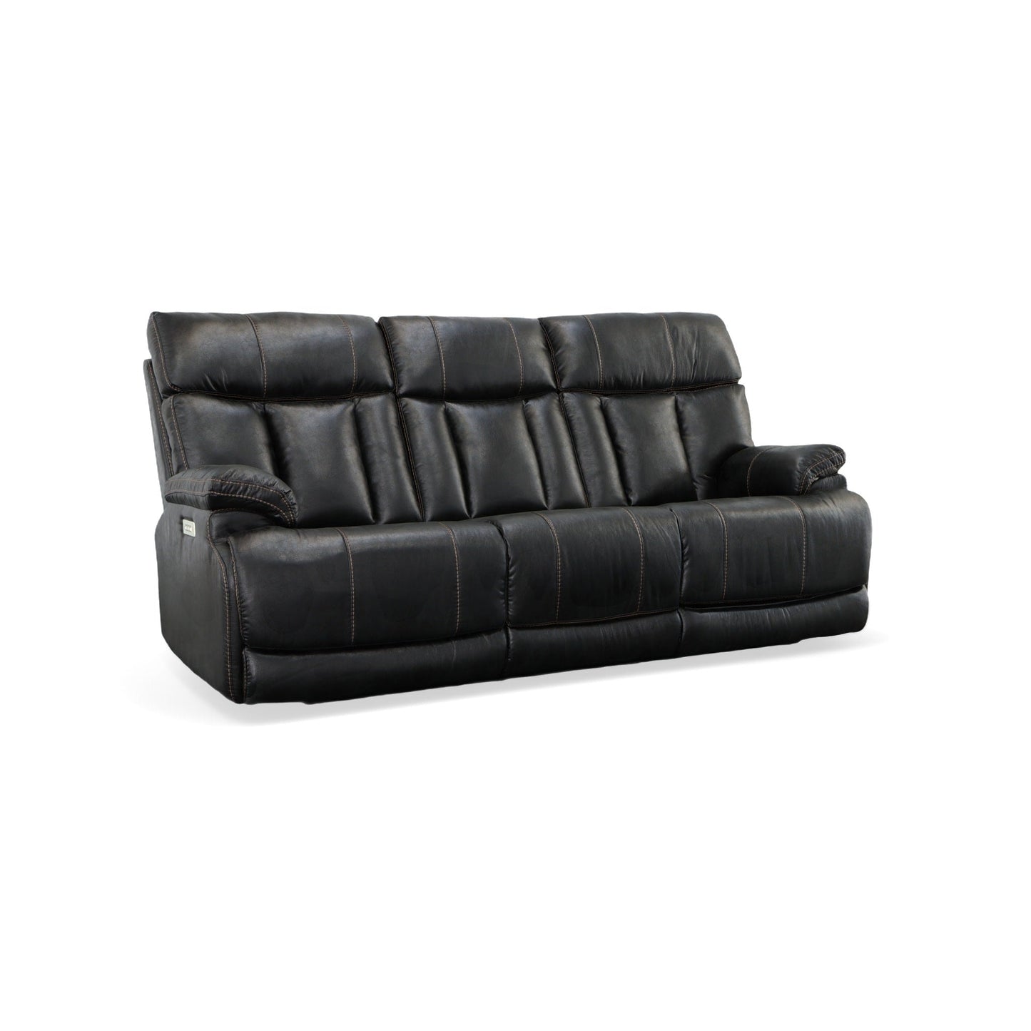 Divano reclinabile Clive Power con poggiatesta e supporto lombare elettrici di Flexsteel - 88 x 43 x 41