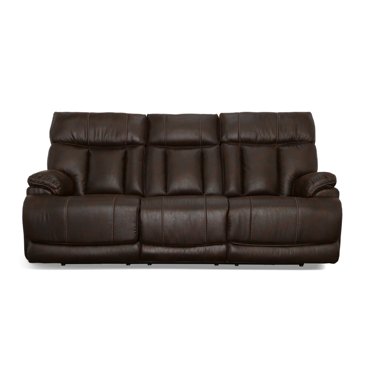 Divano reclinabile Clive Power con poggiatesta e supporto lombare elettrici di Flexsteel - 88 x 43 x 41