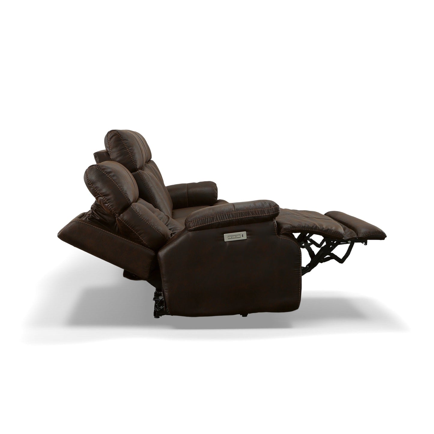 Divano reclinabile Clive Power con poggiatesta e supporto lombare elettrici di Flexsteel - 88 x 43 x 41