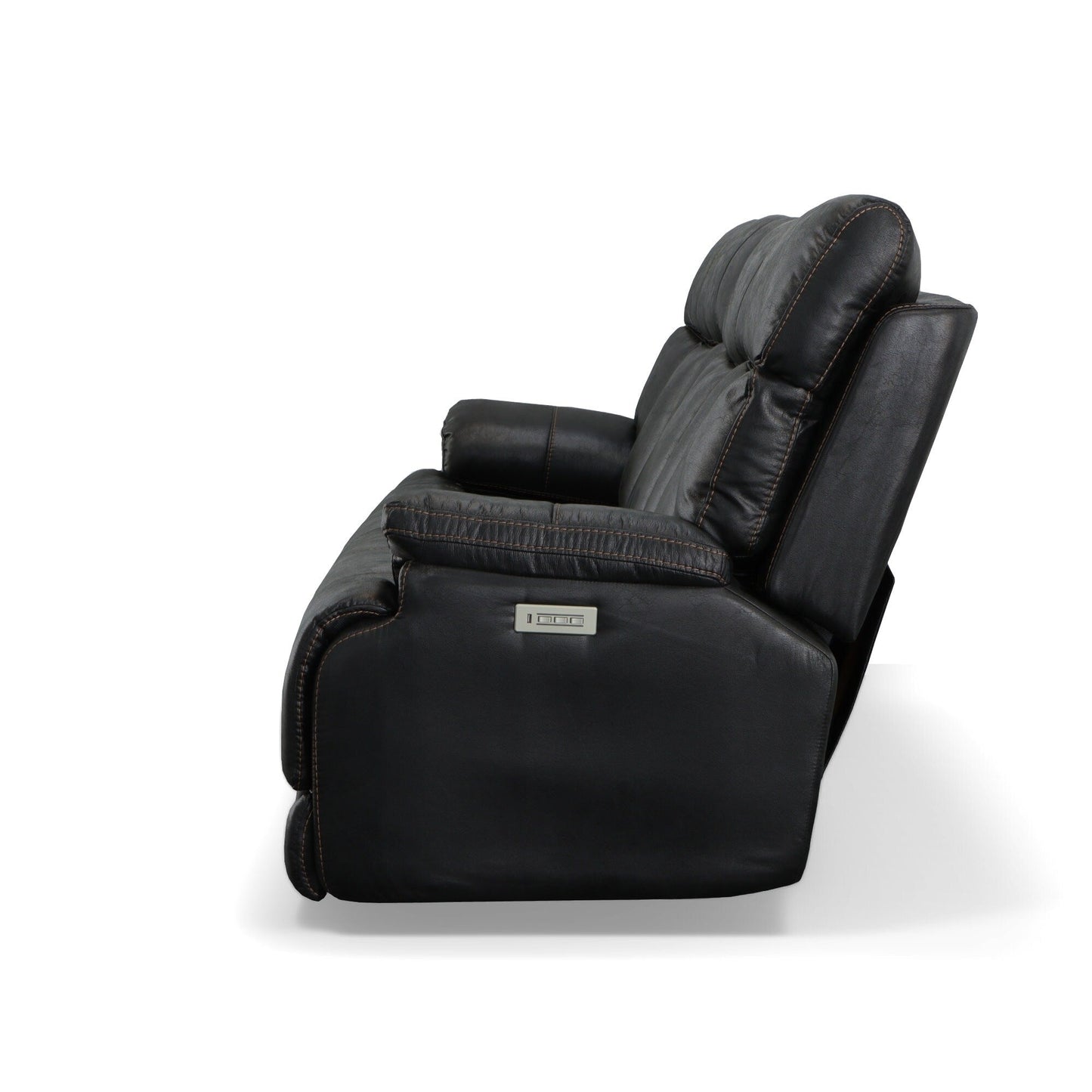 Divano reclinabile Clive Power con poggiatesta e supporto lombare elettrici di Flexsteel - 88 x 43 x 41
