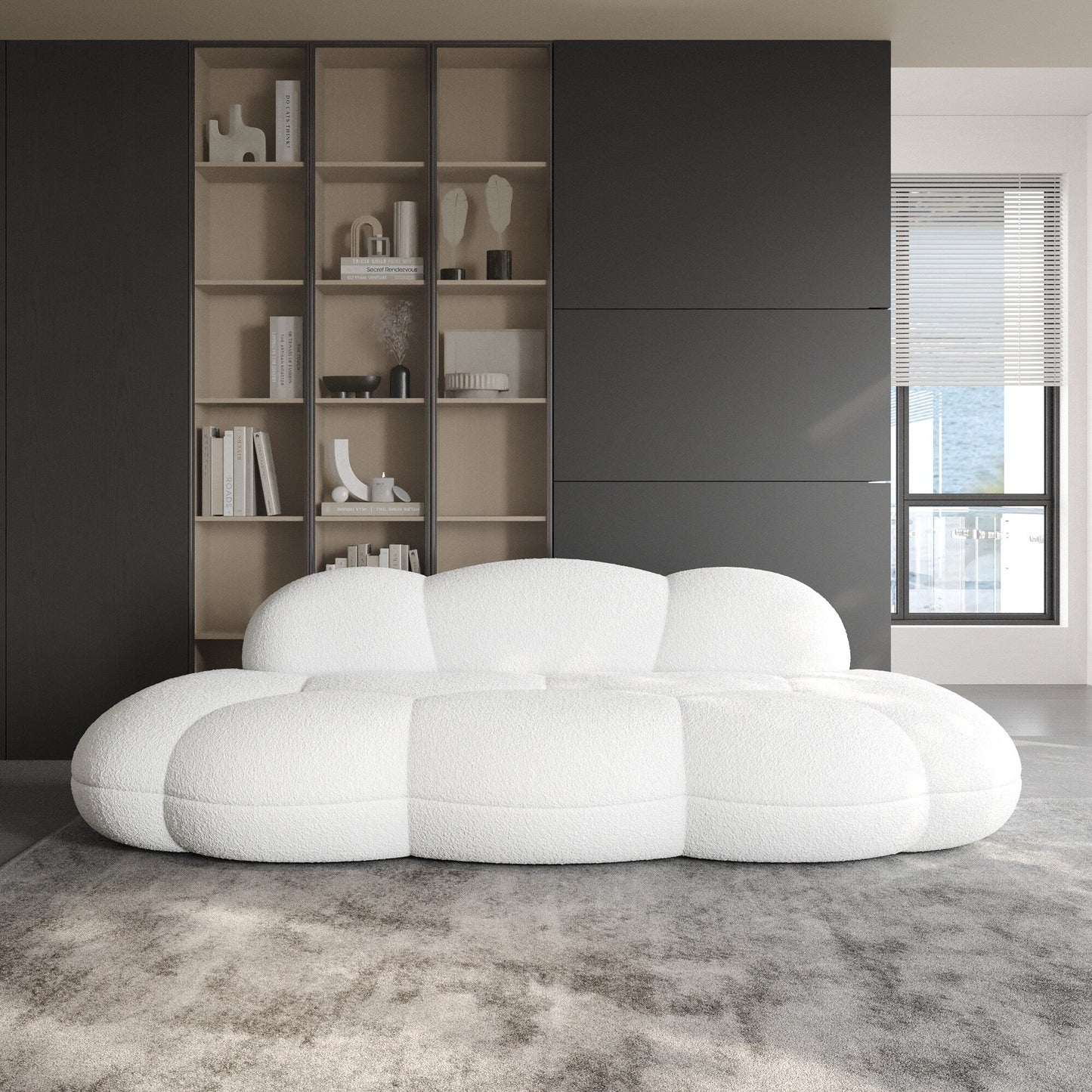 Divani a forma di nuvola per soggiorno, divano moderno e comodo, divano a forma di nuvola per il tempo libero, per camera da letto, appartamento