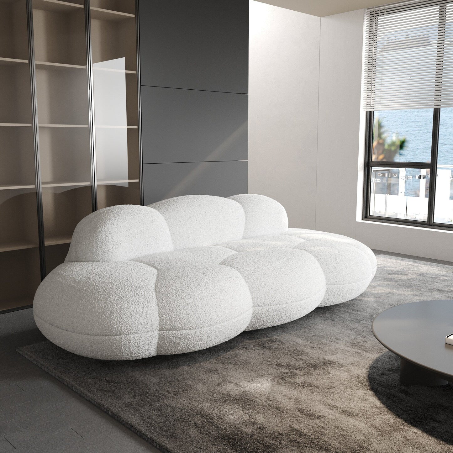 Divani a forma di nuvola per soggiorno, divano moderno e comodo, divano a forma di nuvola per il tempo libero, per camera da letto, appartamento
