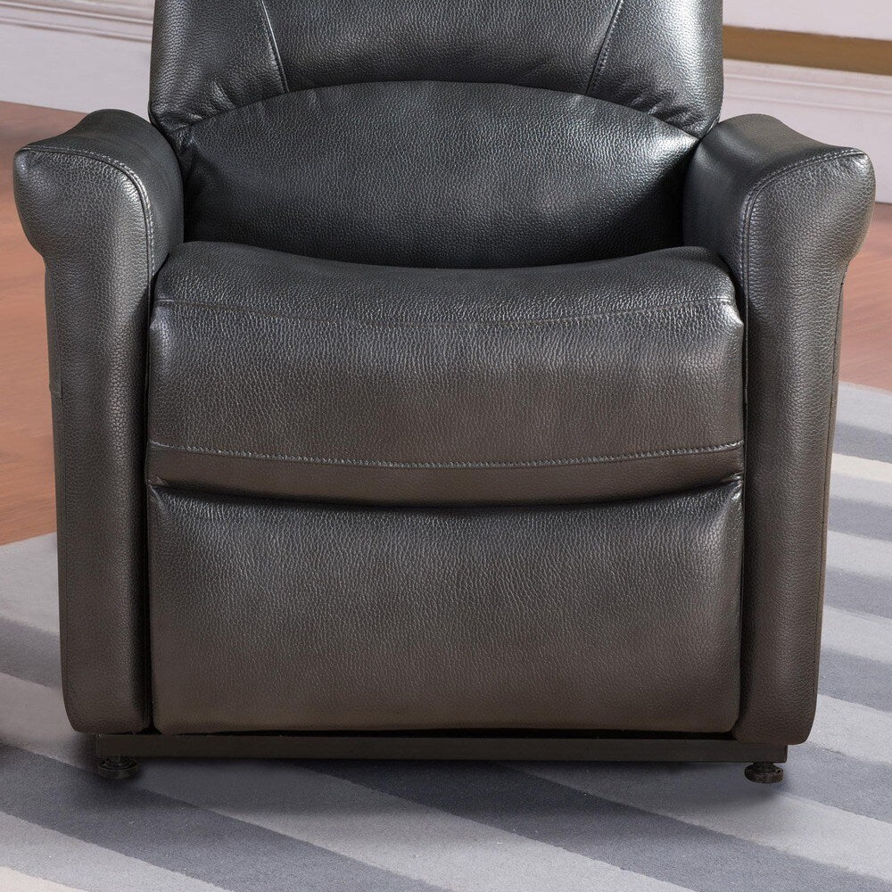 Poltrona reclinabile elettrica Colby grigio antracite scuro