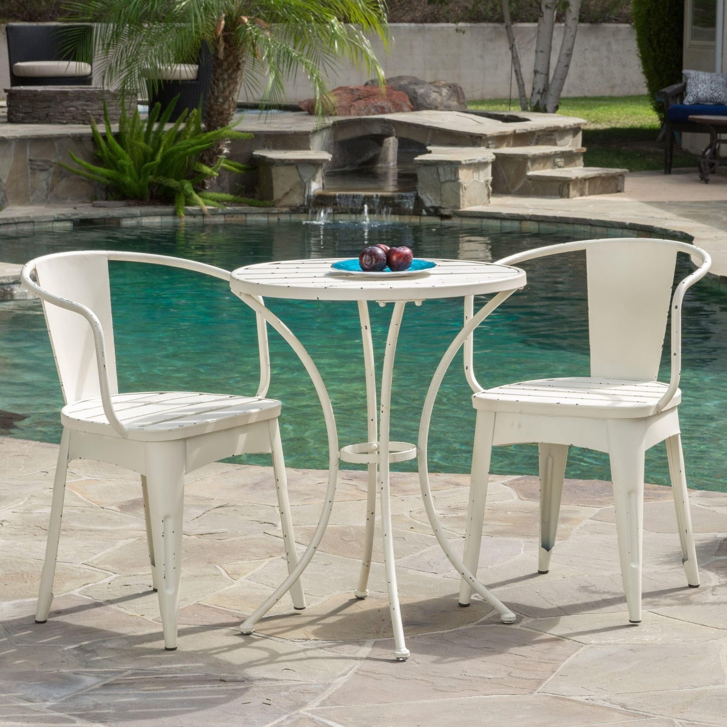 Set da bistrot da esterno Colmar da 3 pezzi di Christopher Knight Home