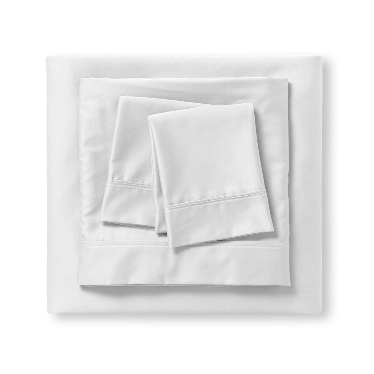Set di lenzuola antipiega in misto cotone premium Color Sense 1200TC