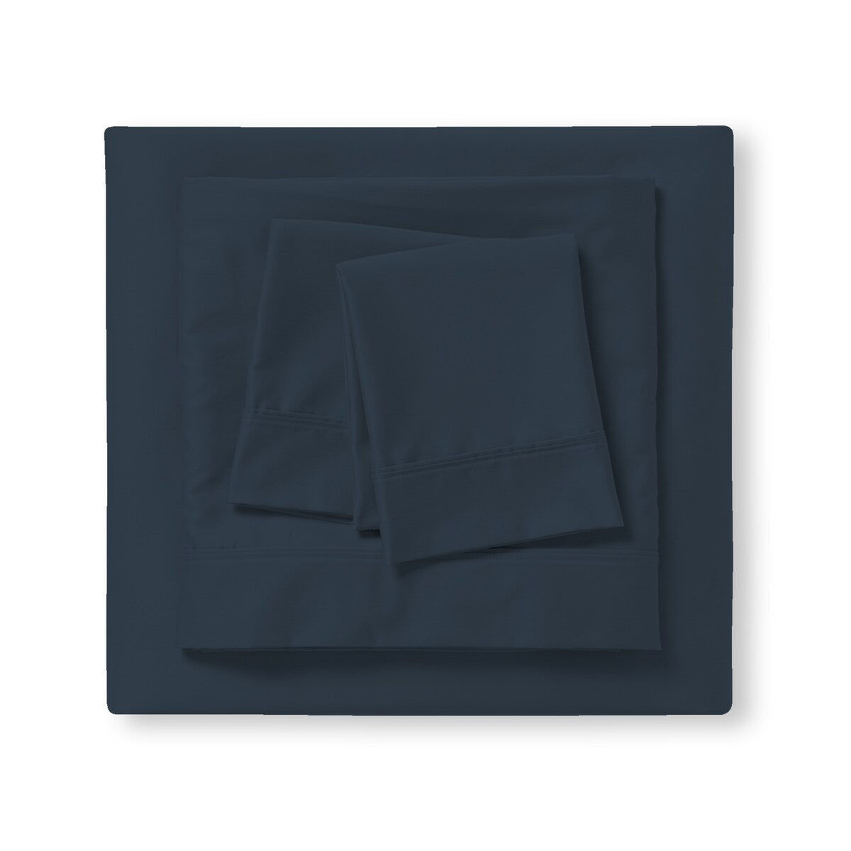 Set di lenzuola antipiega in misto cotone premium Color Sense 1200TC