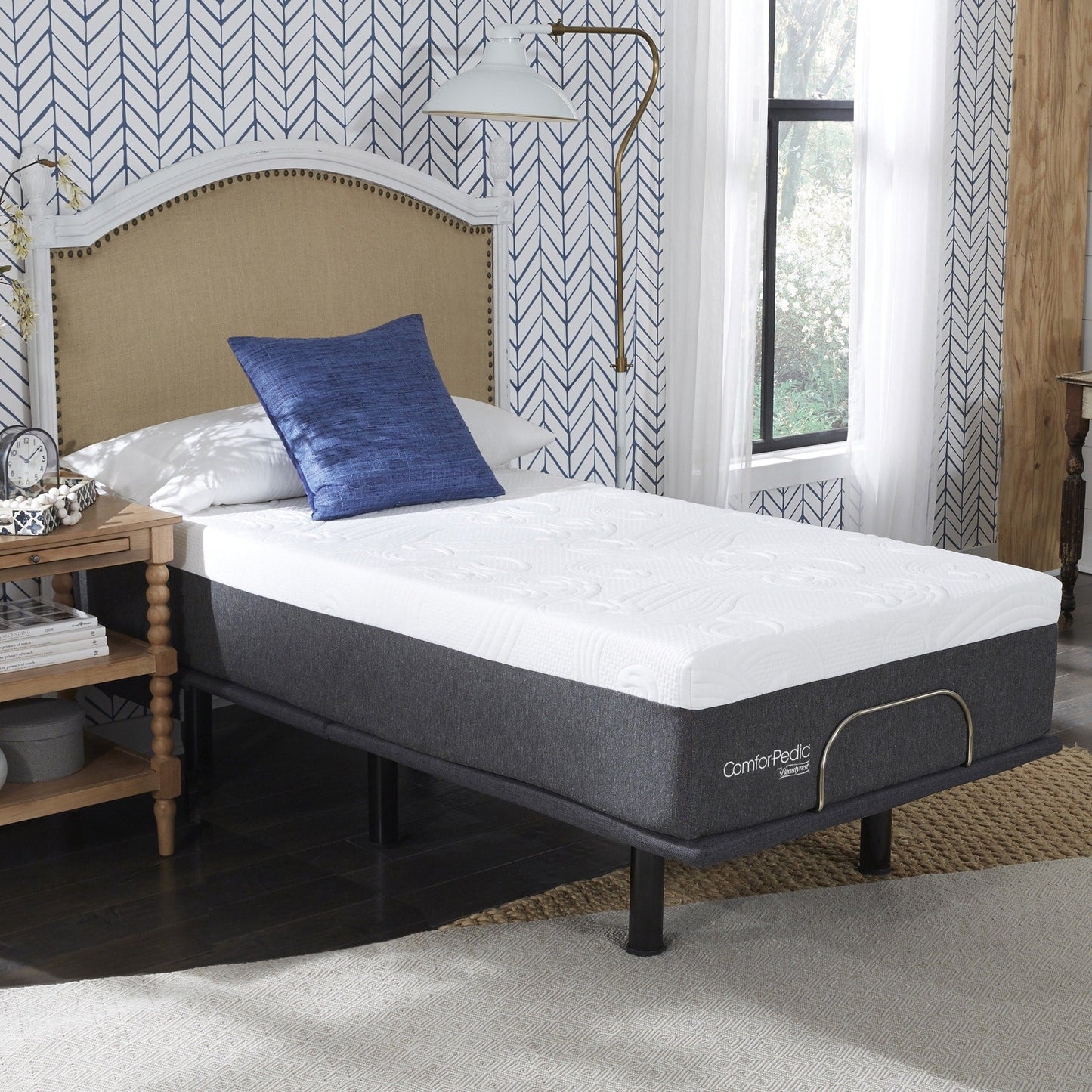 ComforPedic di BeautyRest materasso da 14 pollici e set letto regolabile
