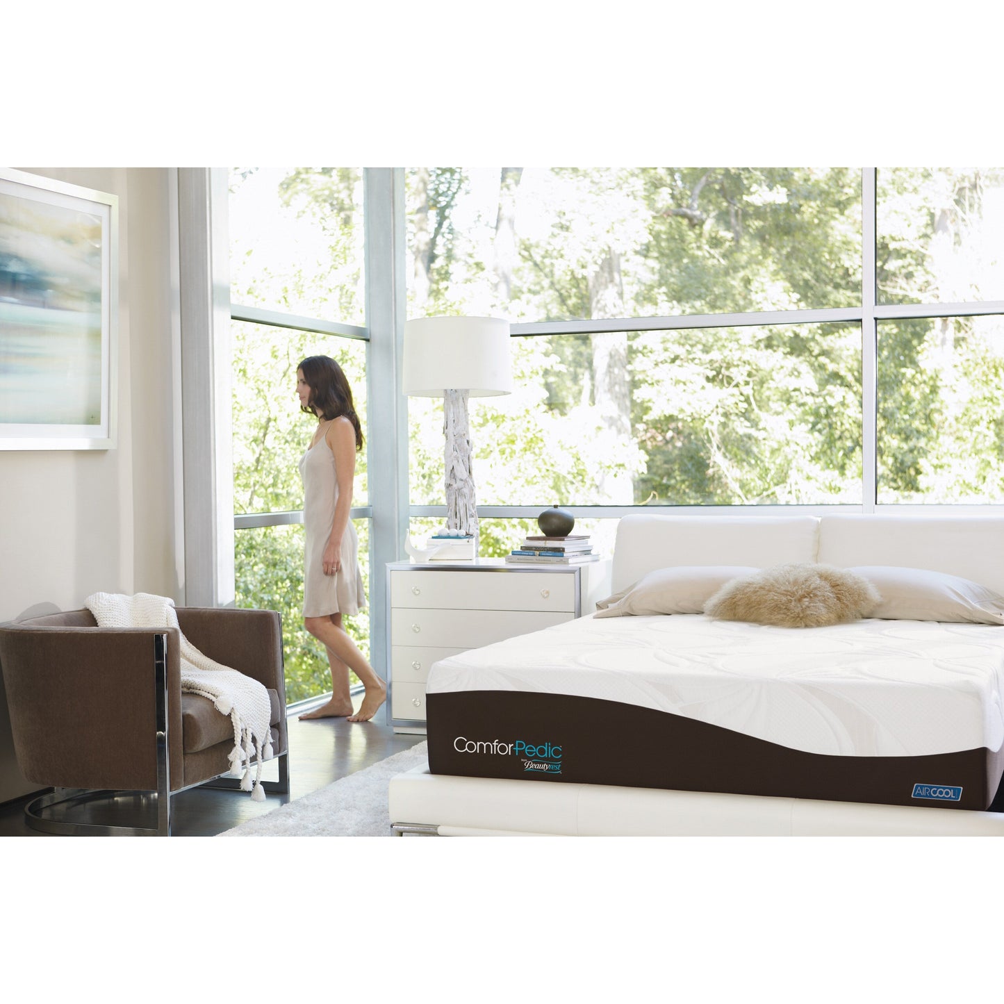 Solo materasso ComforPedic di Beautyrest Alive Luxury Firm