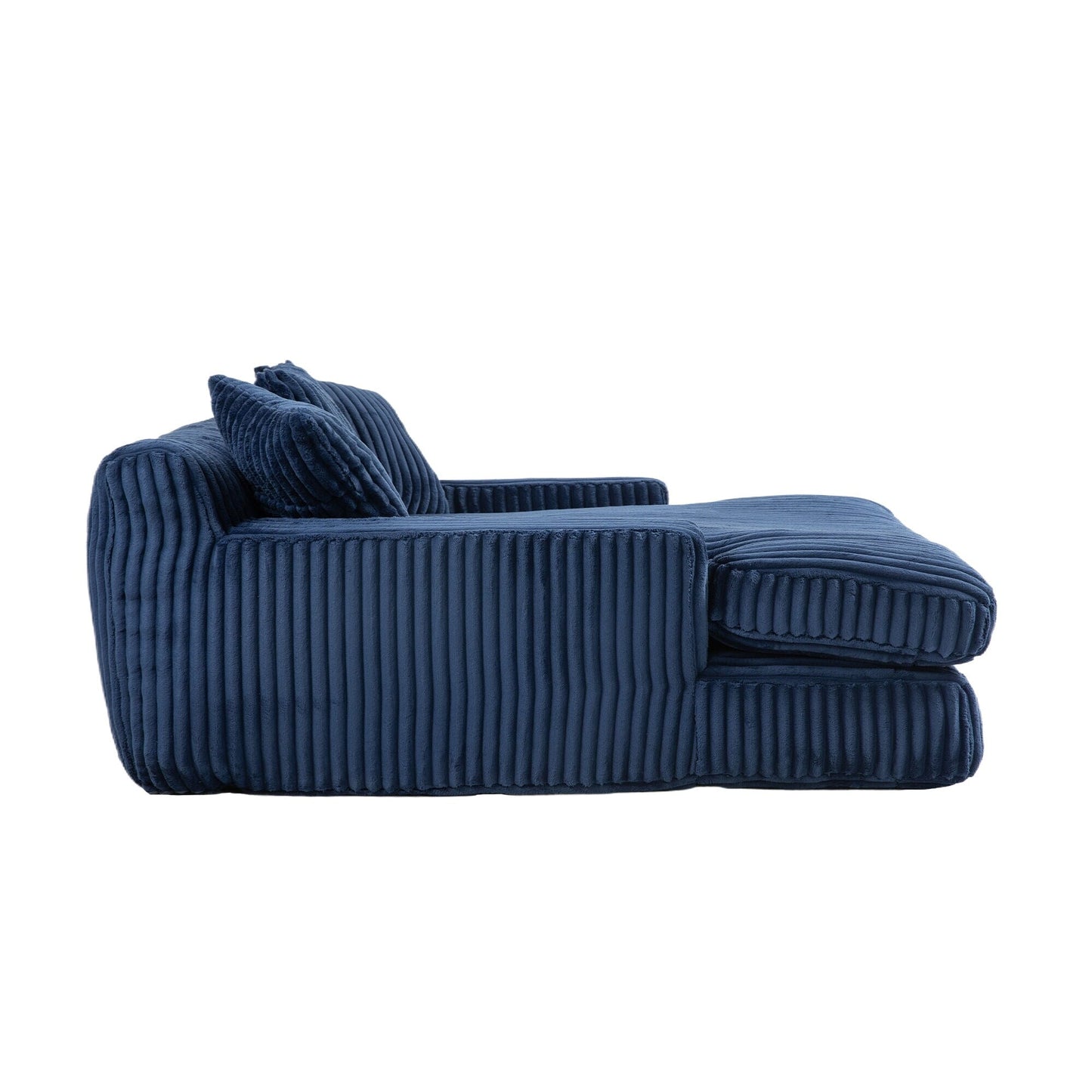 Divano letto in velluto a coste con imbottitura in spugna altamente elastica, divano senza installazione per soggiorno