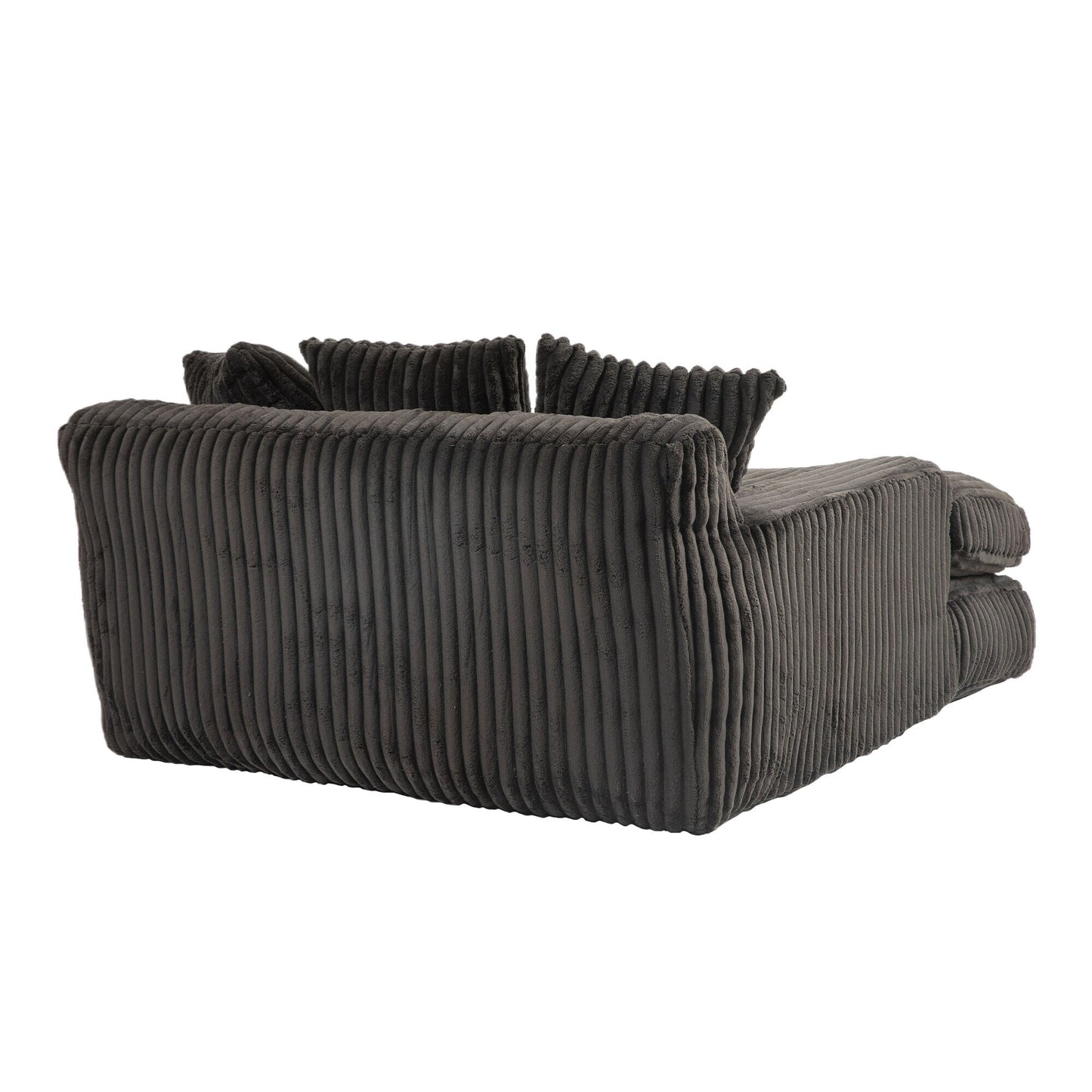 Divano letto in velluto a coste con imbottitura in spugna altamente elastica, divano senza installazione per soggiorno