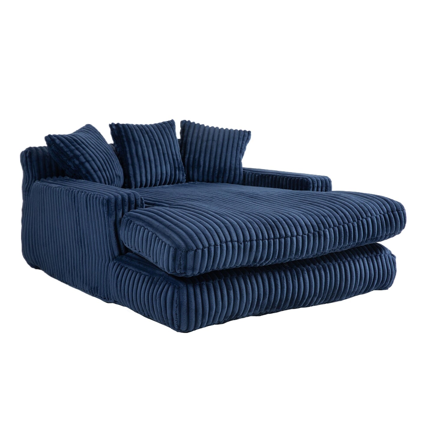 Divano letto in velluto a coste con imbottitura in spugna altamente elastica, divano senza installazione per soggiorno