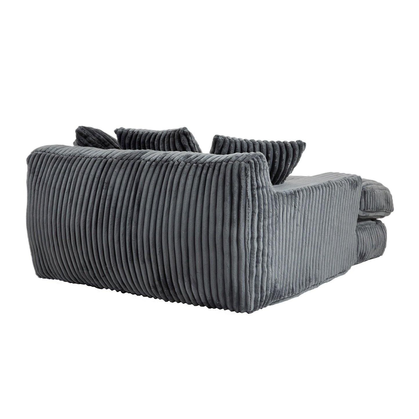 Divano letto in velluto a coste con imbottitura in spugna altamente elastica, divano senza installazione per soggiorno
