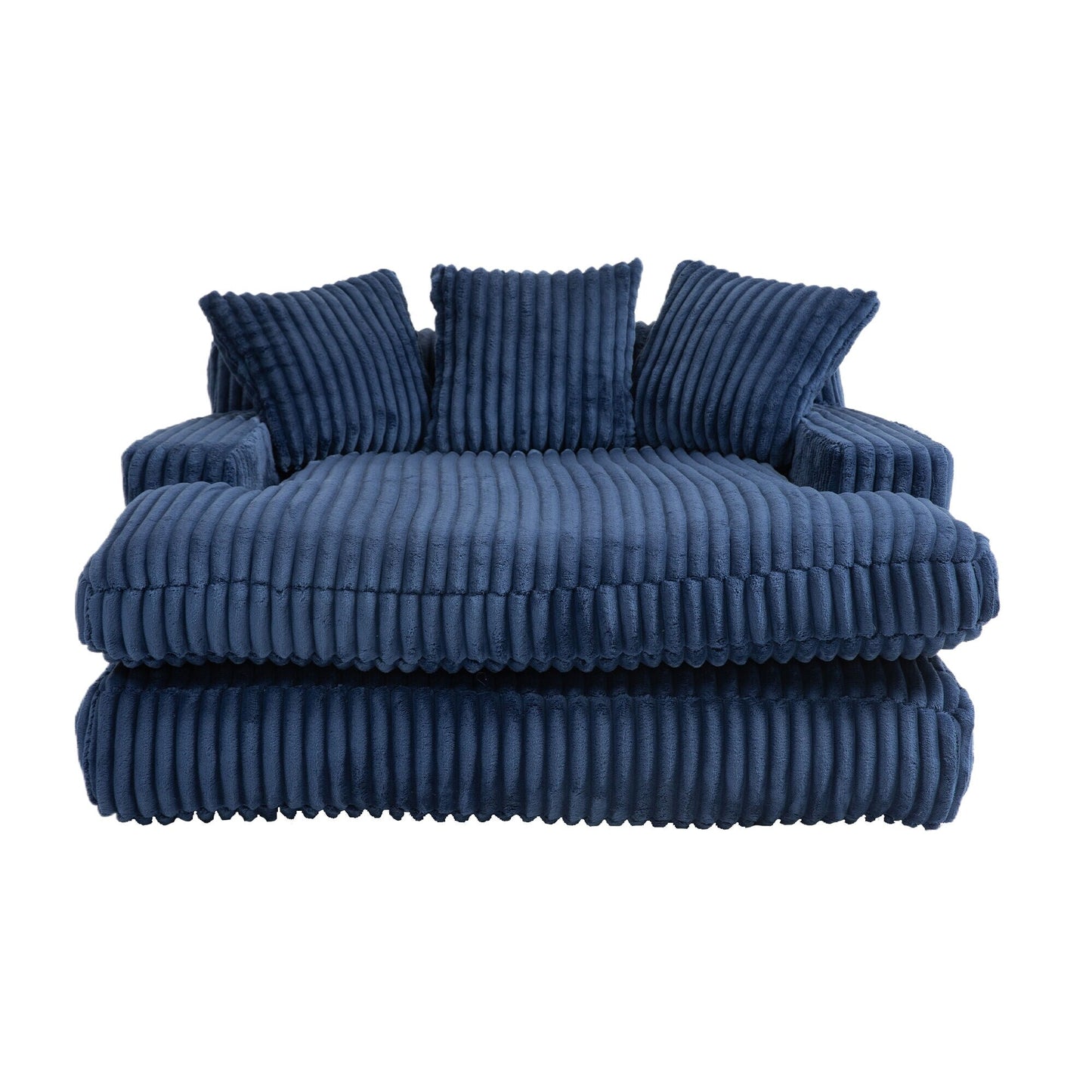 Divano letto in velluto a coste con imbottitura in spugna altamente elastica, divano senza installazione per soggiorno