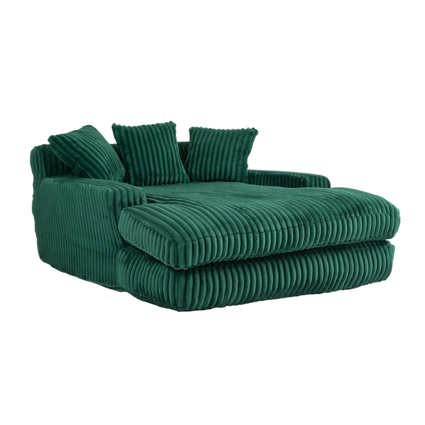 Divano letto in velluto a coste con imbottitura in spugna altamente elastica, divano senza installazione per soggiorno