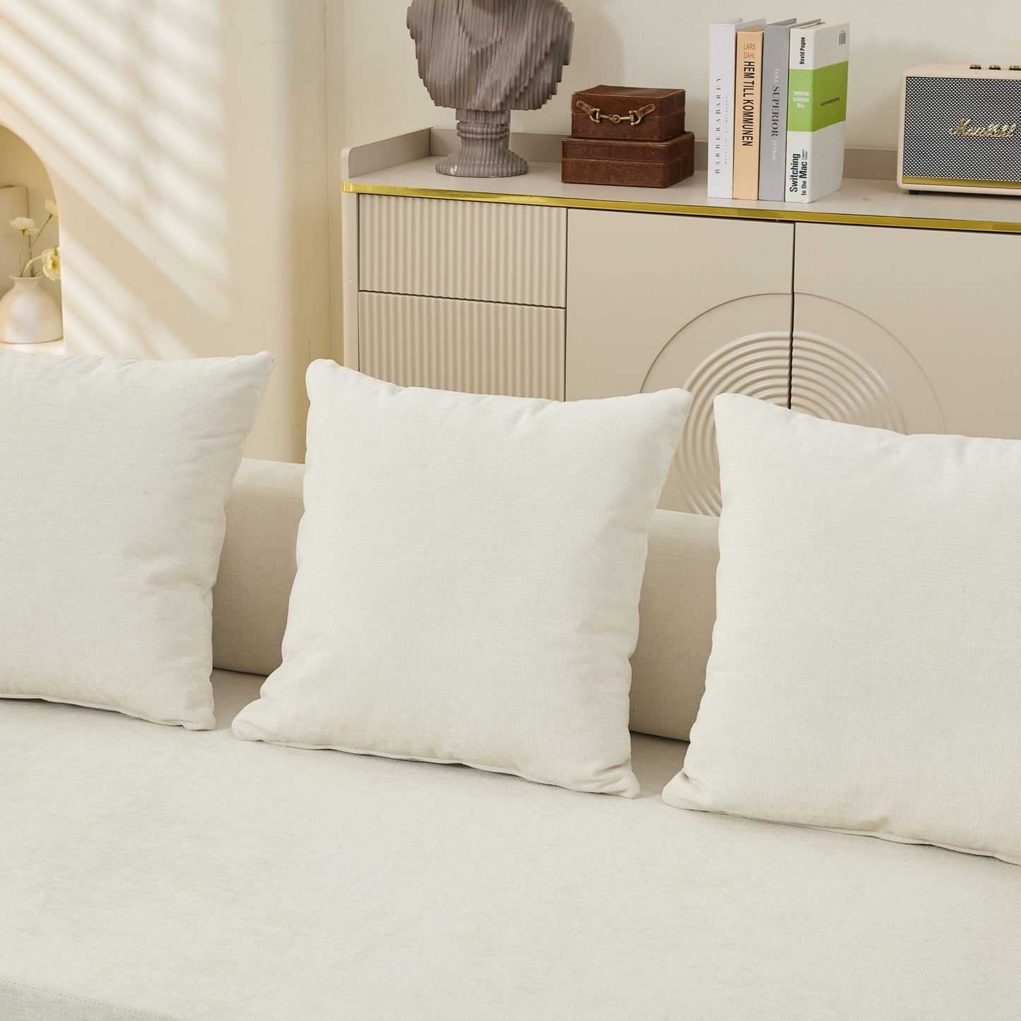 Divano letto pieghevole e trasformabile, comodo divano letto da terra, divano da terra in ciniglia con braccioli, divano da terra