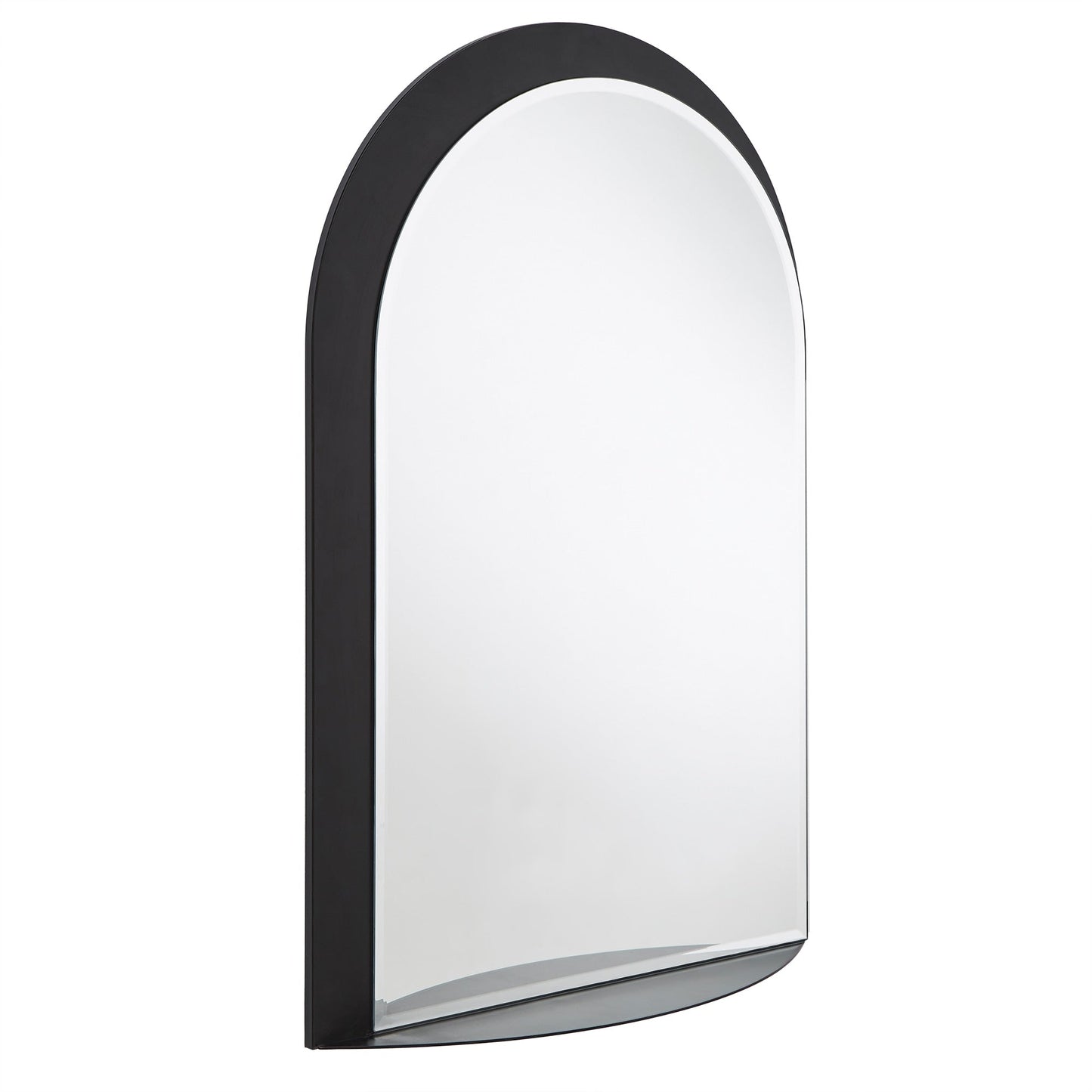 Specchio da parete ad arco in metallo Concord con mensola di iNSPIRE Q Bold