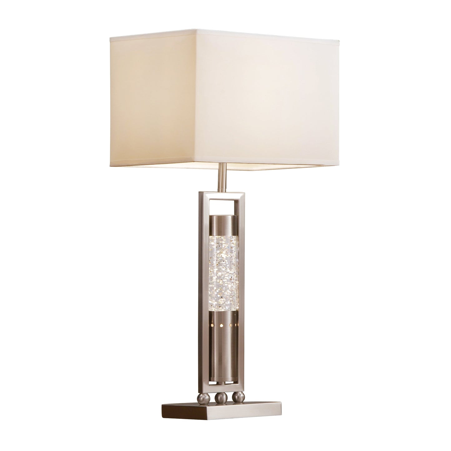 Lampada da tavolo con paralume rettangolare Conover