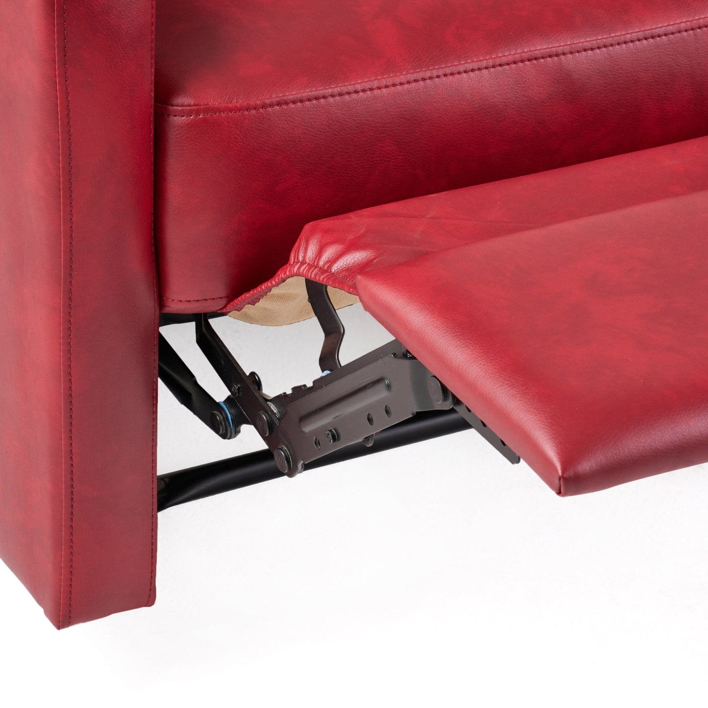 Poltrona reclinabile a leva contemporanea - Design minimalista imbottito con linee morbide