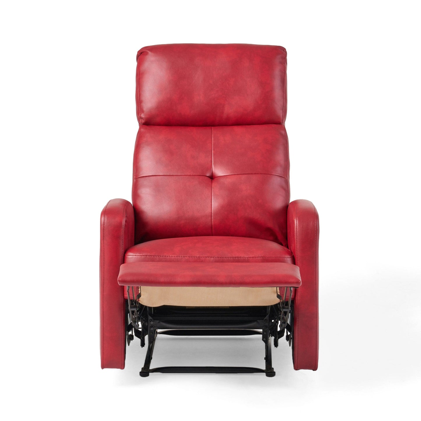 Poltrona reclinabile a leva contemporanea - Design minimalista imbottito con linee morbide
