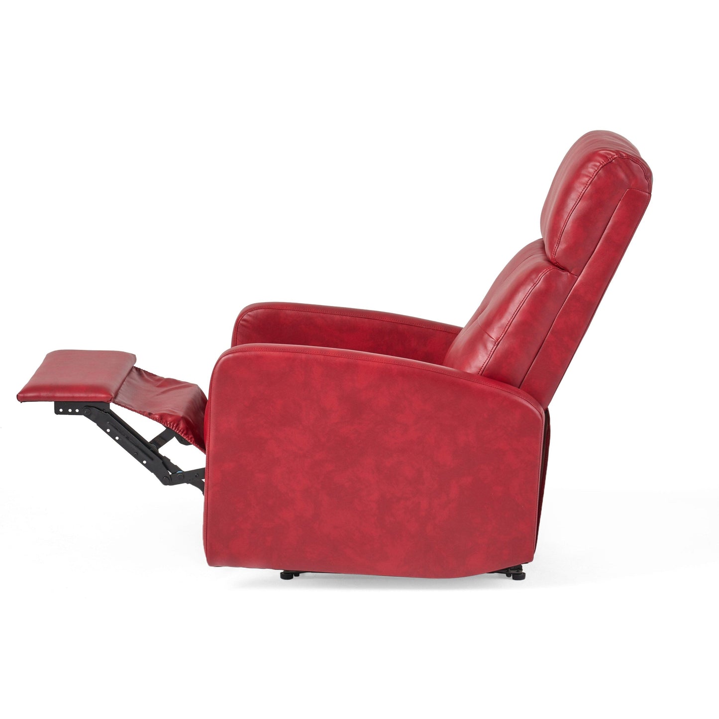 Poltrona reclinabile a leva contemporanea - Design minimalista imbottito con linee morbide