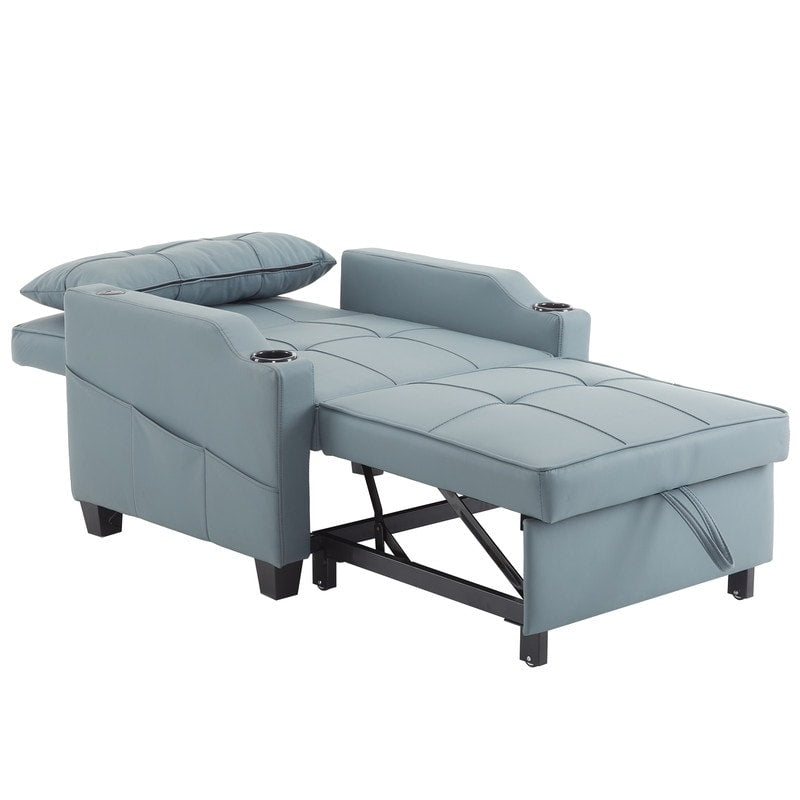 Poltrona letto, divano letto 3 in 1, poltrona reclinabile regolabile, poltrona, divano, letto, biancheria