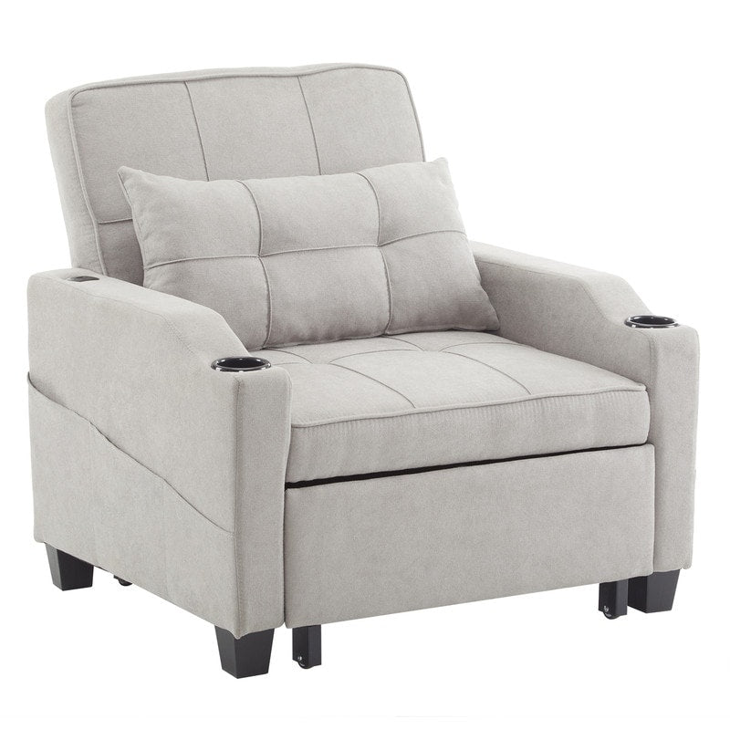 Poltrona letto, divano letto 3 in 1, poltrona reclinabile regolabile, poltrona, divano, letto, biancheria