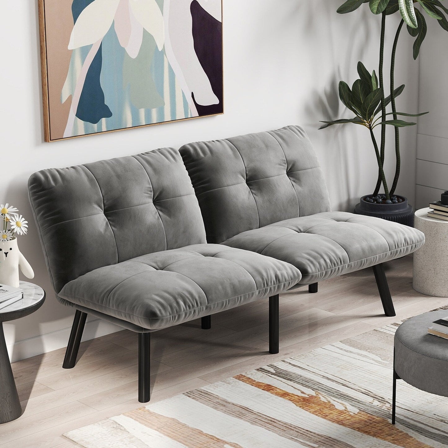 Divano letto moderno pieghevole convertibile