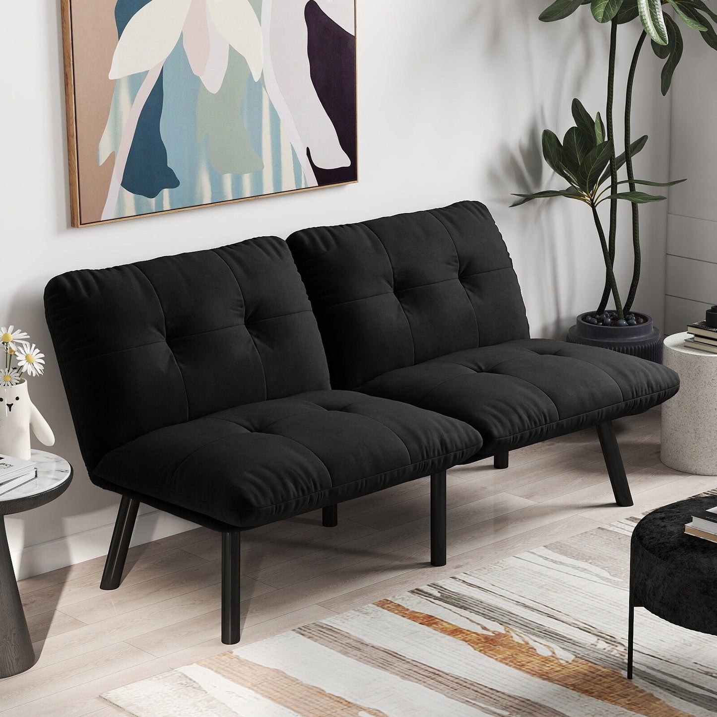 Divano letto moderno pieghevole convertibile