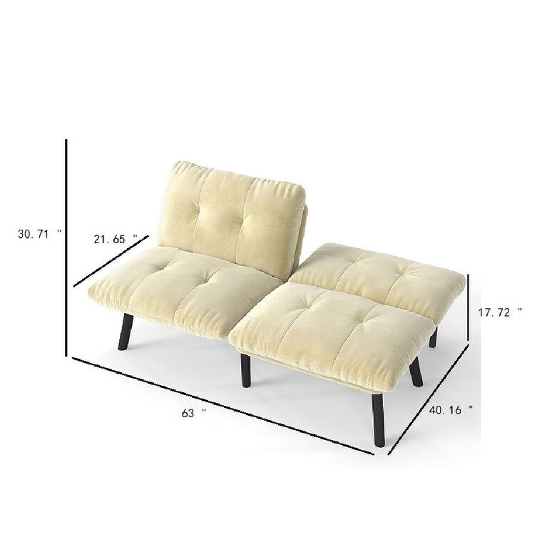 Divano letto moderno pieghevole convertibile